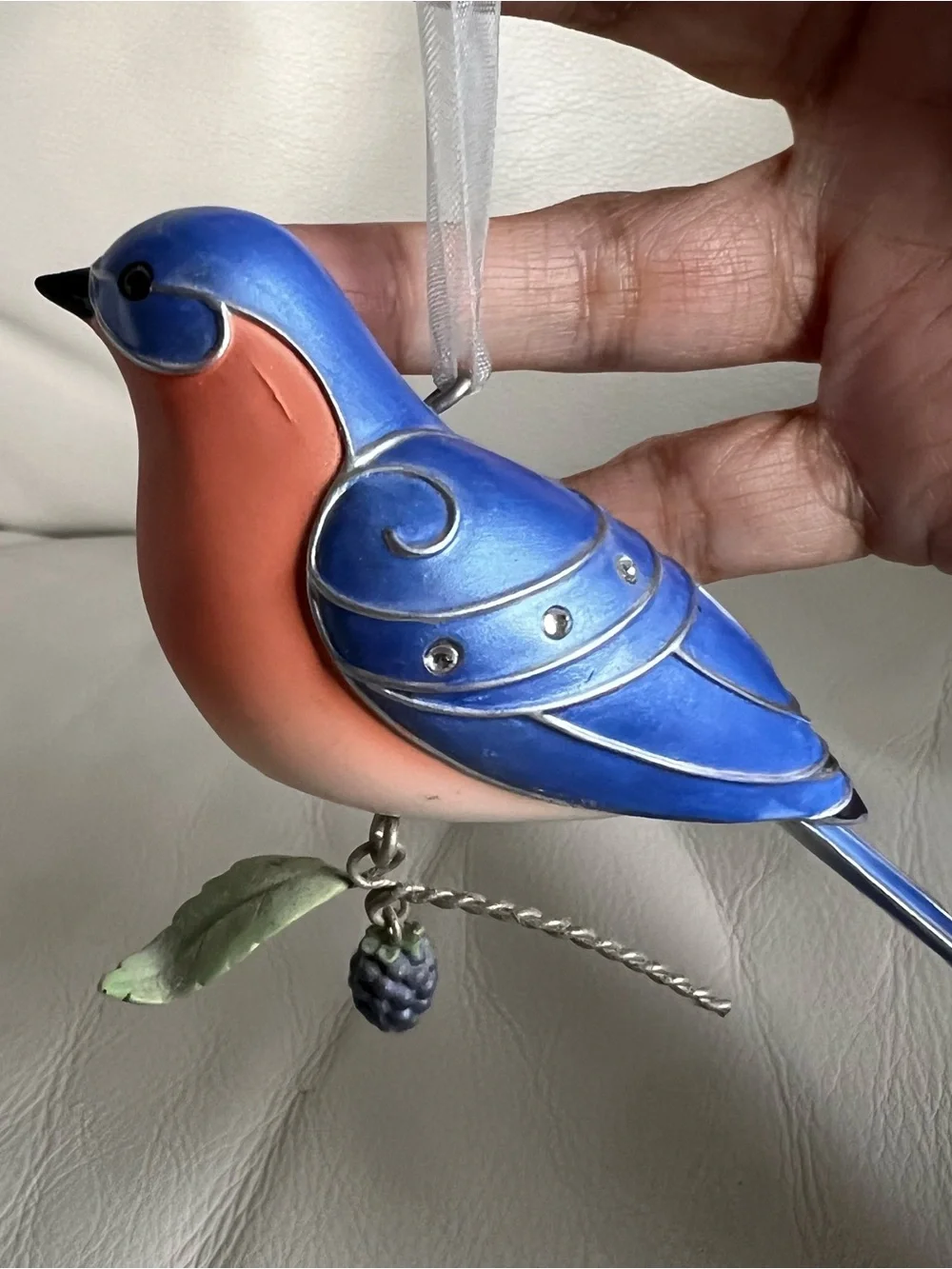 Hallmark Keepsake Eastern Bluebird The Beauty of Birds Hanging Ornament